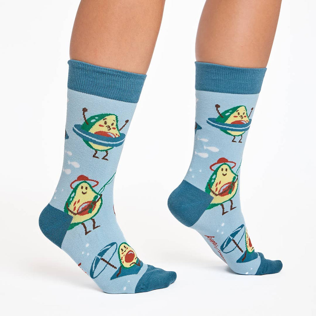 Avocado Beach Party Socks