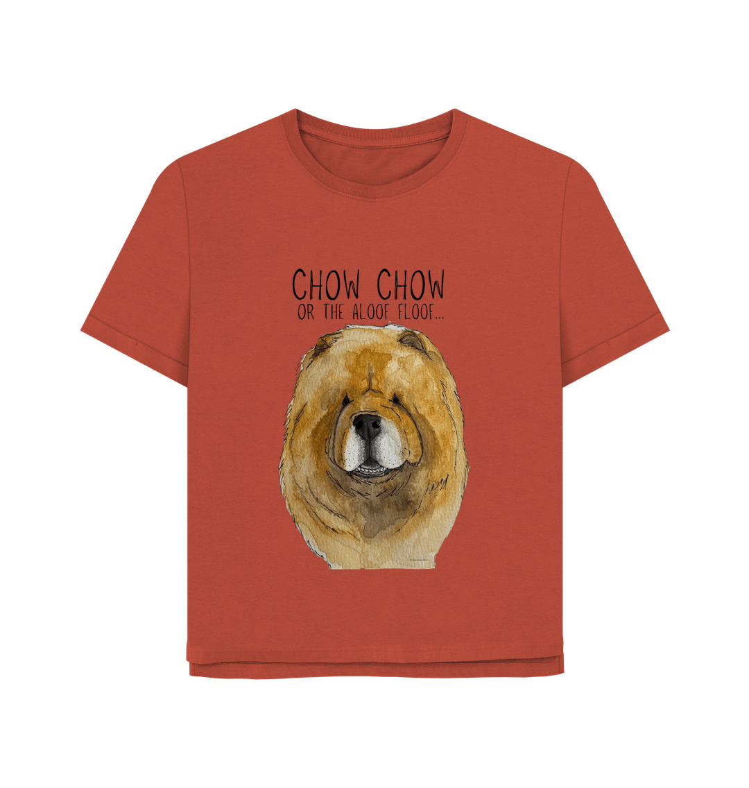 Red Chow Chow Women's Relaxed Fit T-Shirt