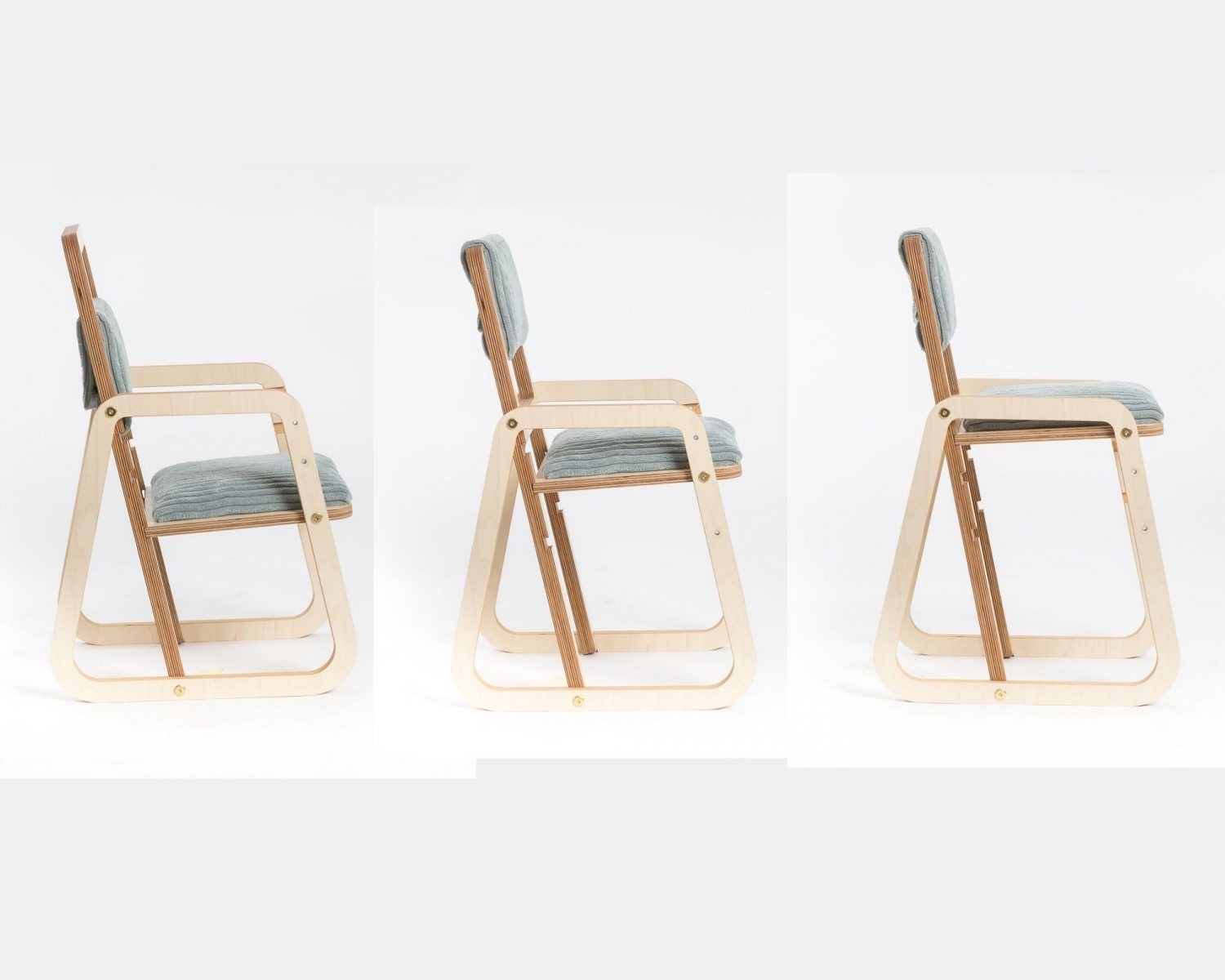 functional mint green julle kids chair with adjustable seat height and birch plywood frame