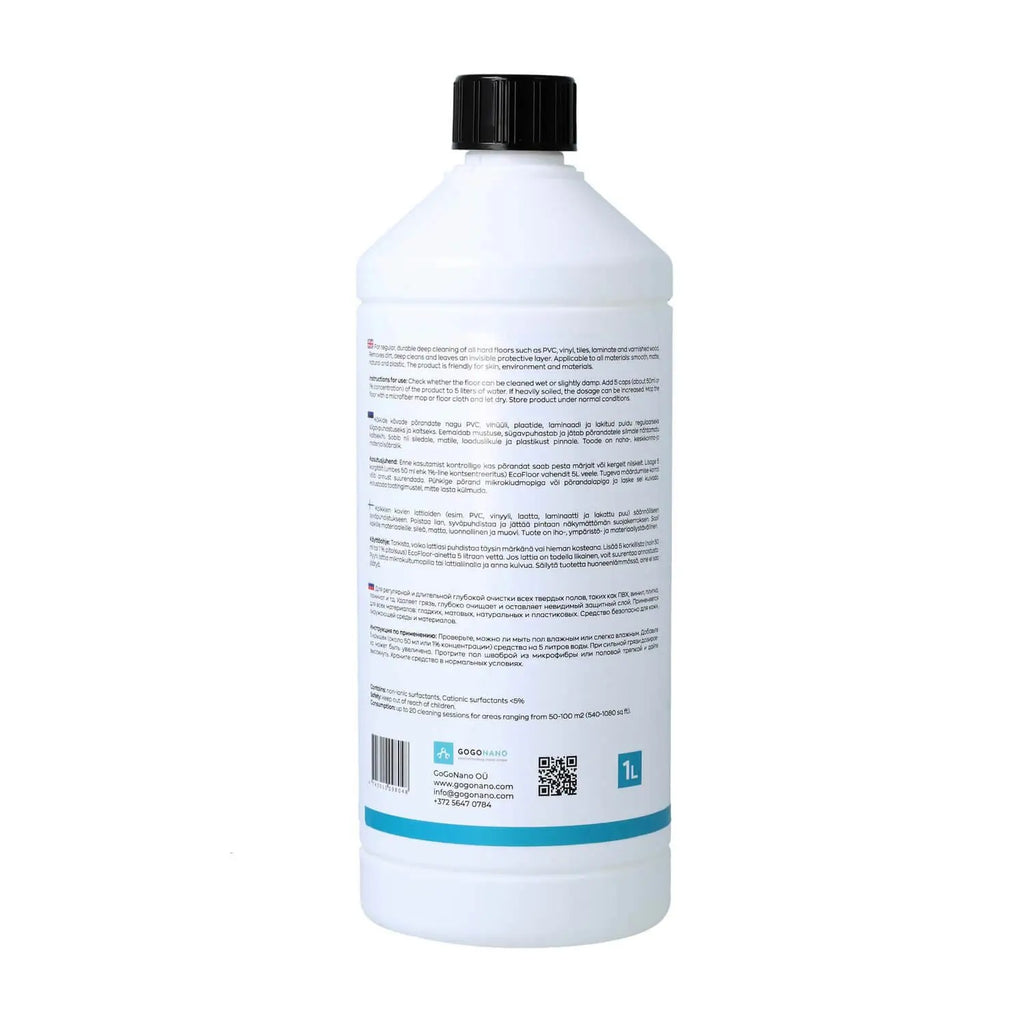 EcoFloor Natural Floor Cleaner: Deep Cleans & Protects with Plant-Based Formula - Safe for All Hard Floors by GoGoNano at www.brixbailey.com