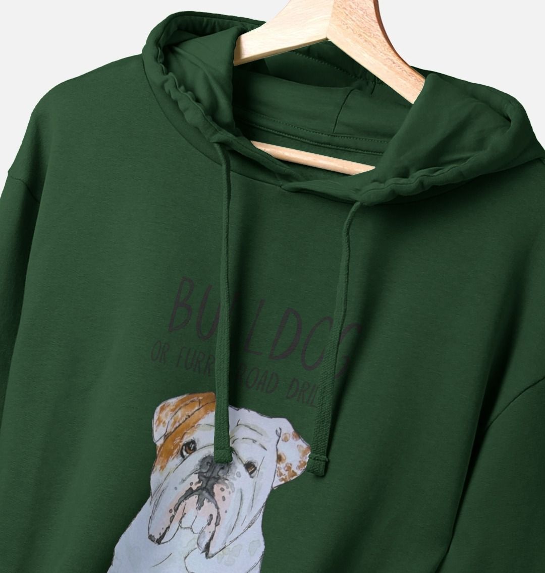 Bulldog Power Furry Road Drill Men's Hoodie