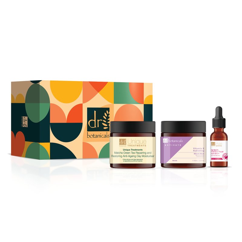 Eye Serum, Phytochemical Mask and Matcha Green Tea Day Moisturiser