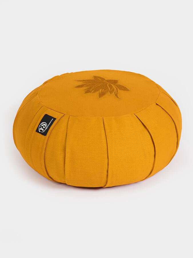 Organic Cotton Round Lotus Zafu Buckwheat Meditation Cushion
