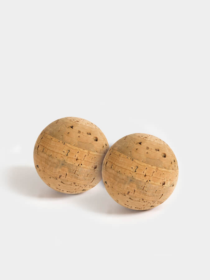 Cork Massage Balls Twin Pack