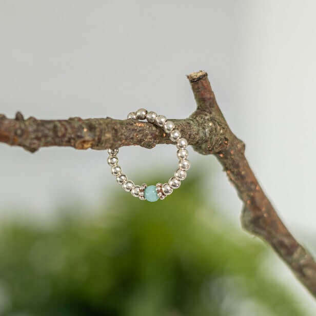 Amazonite Sterling Silver Gemstone Ring