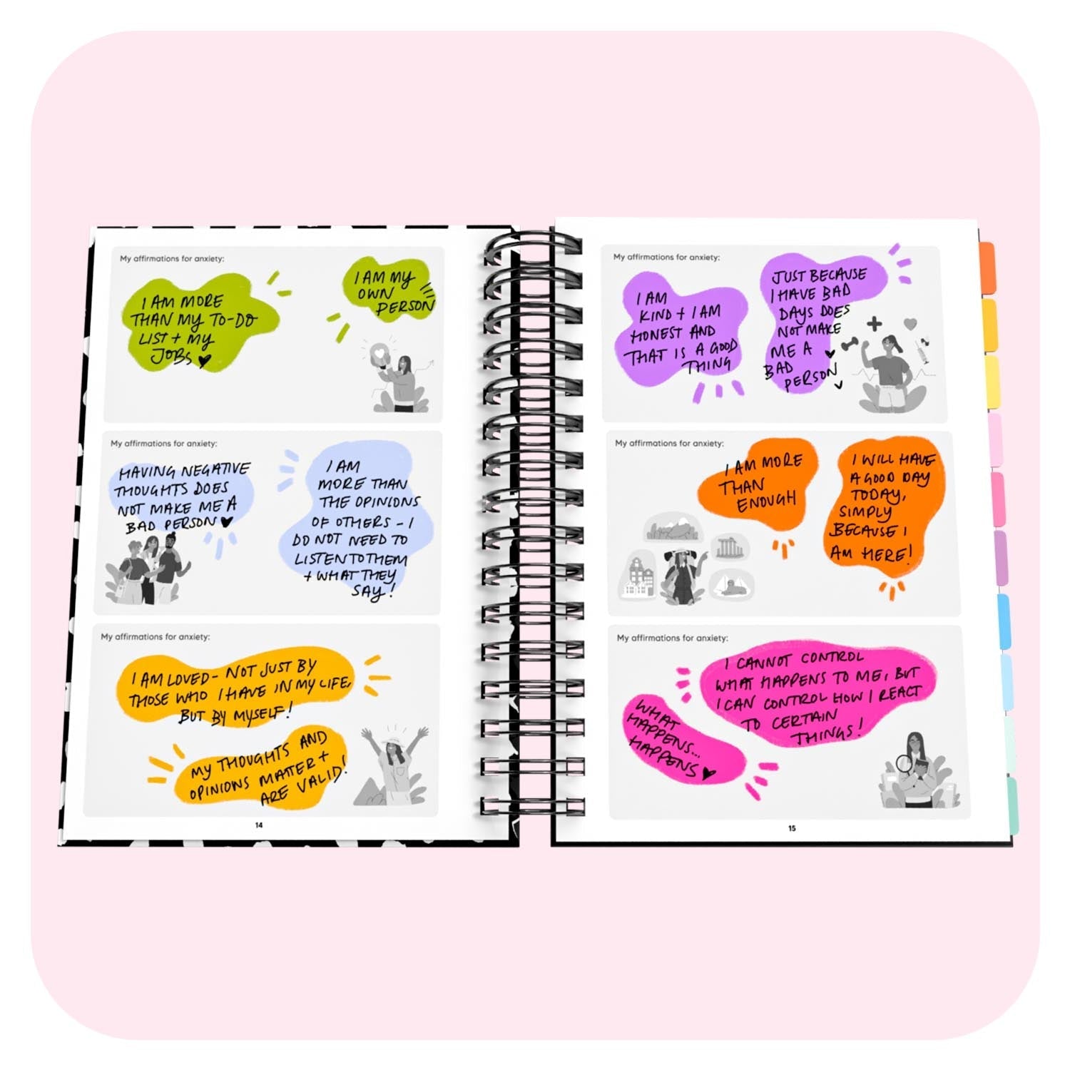 Anxiety Spiral Journal for Daily Reflection