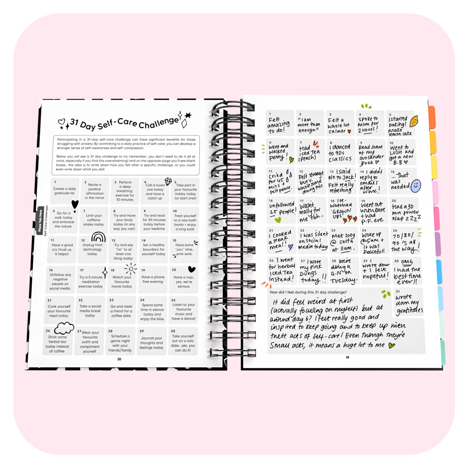 Anxiety Spiral Journal for Daily Reflection