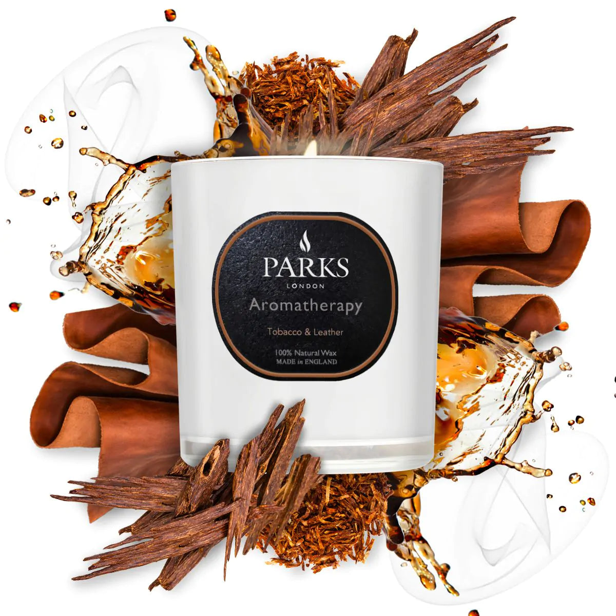 Tobacco and Leather Candle 220g