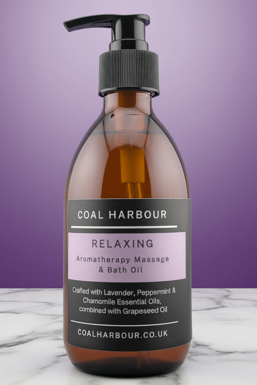 Lavender Peppermint and Chamomile Massage and Bath Oil