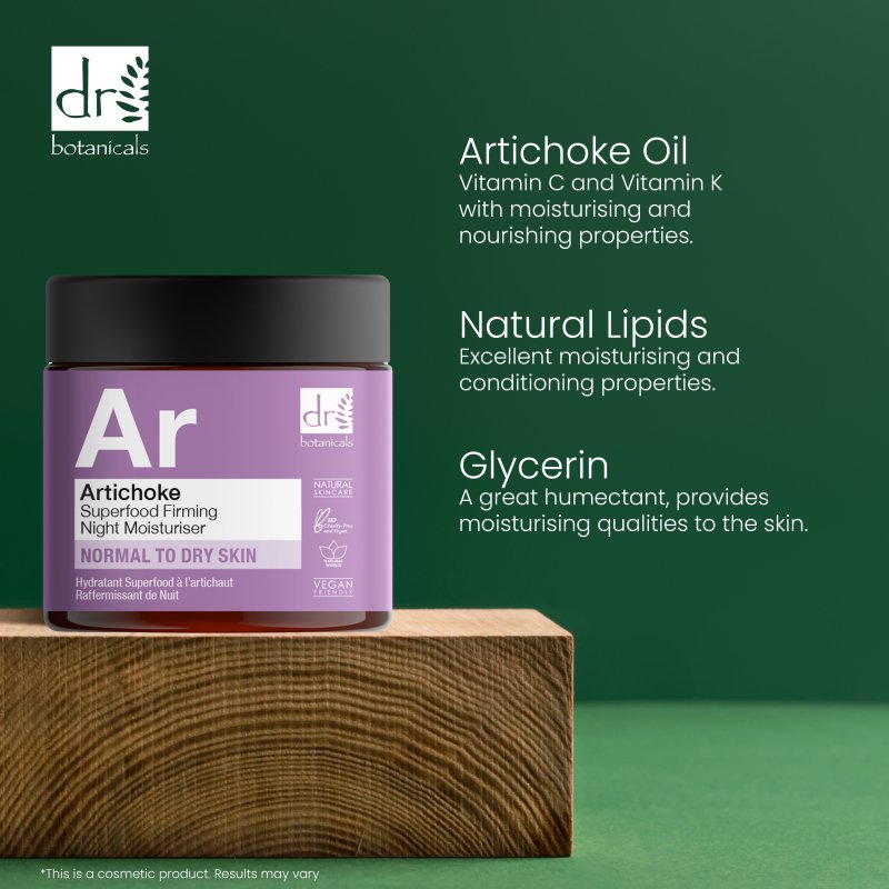 Artichoke Superfood Firming Night Moisturiser 60ml