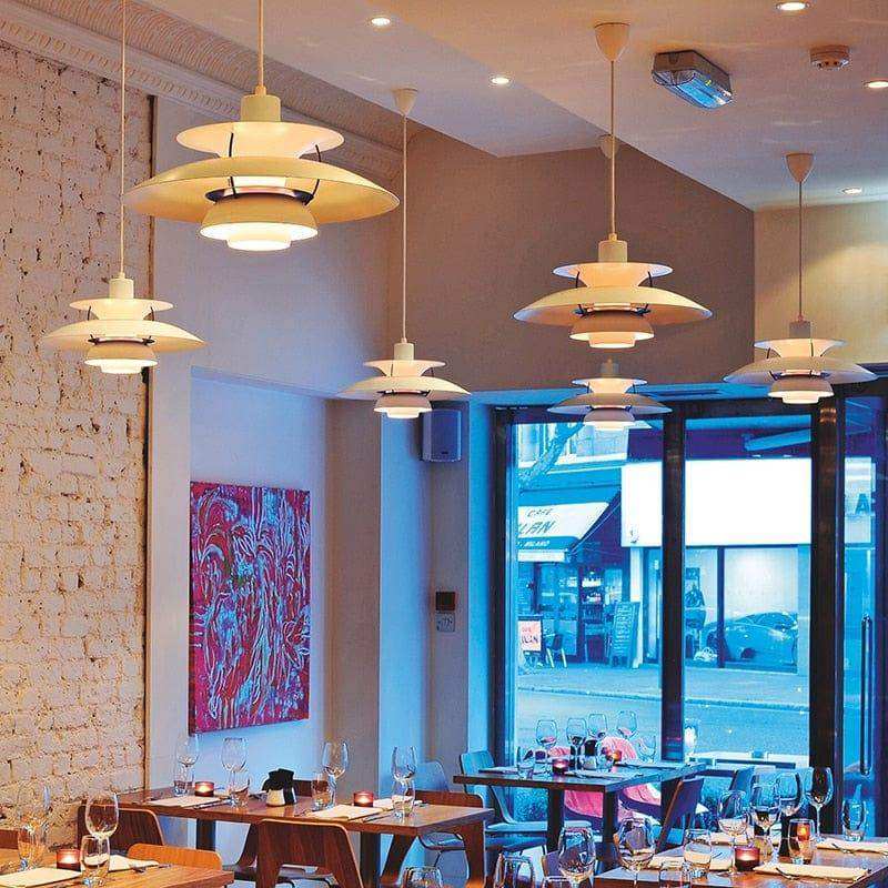 5 Shade Pendant Light in 11 Colors
