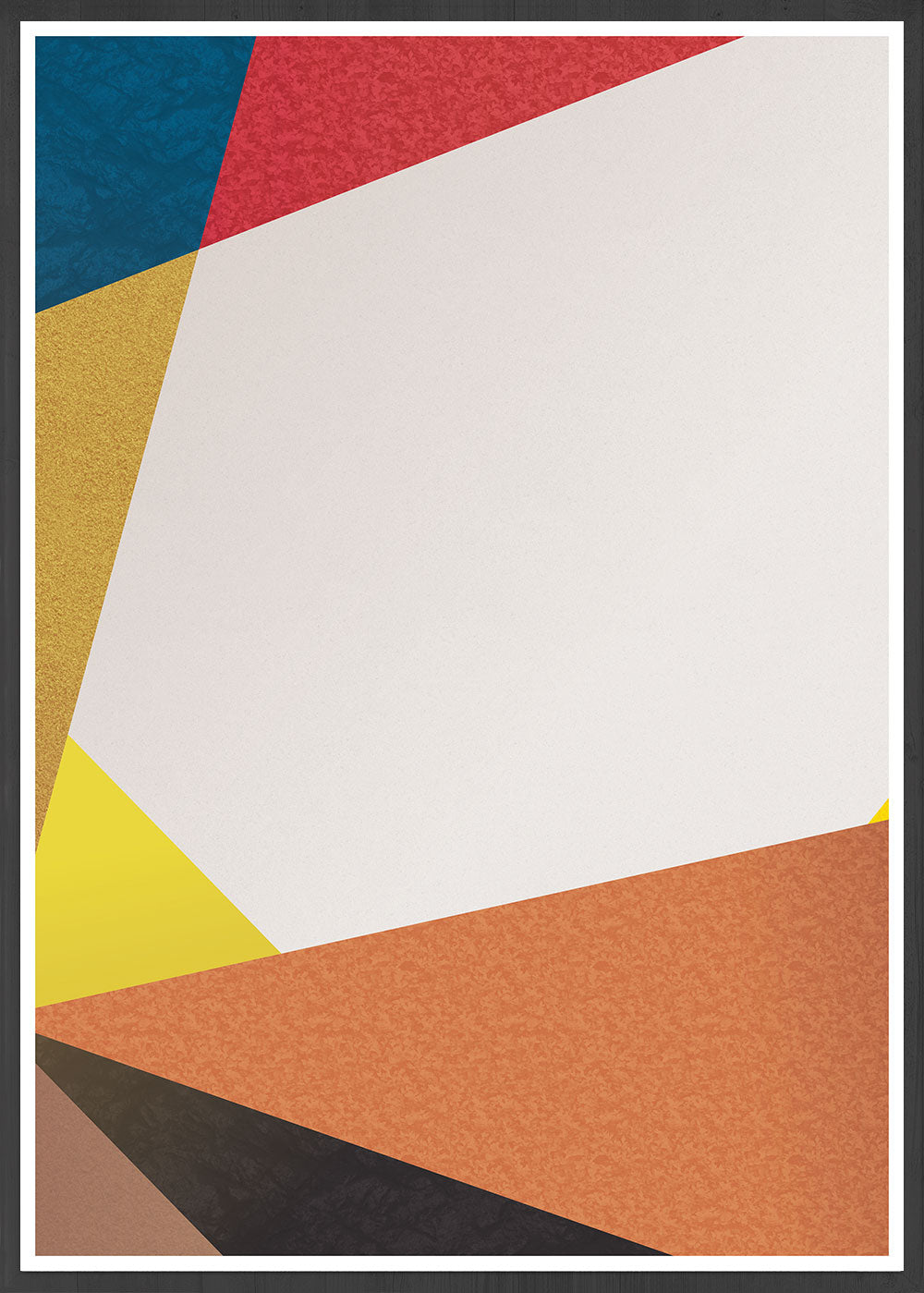 Autumn Trend Geometric Art Print