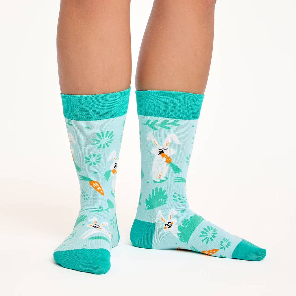 Hop to It Bunny Socks