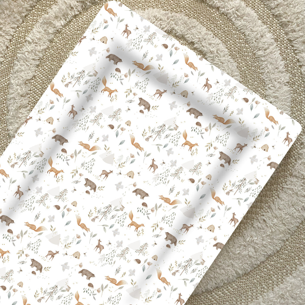Standard Changing Mat - Woodland Animals Print