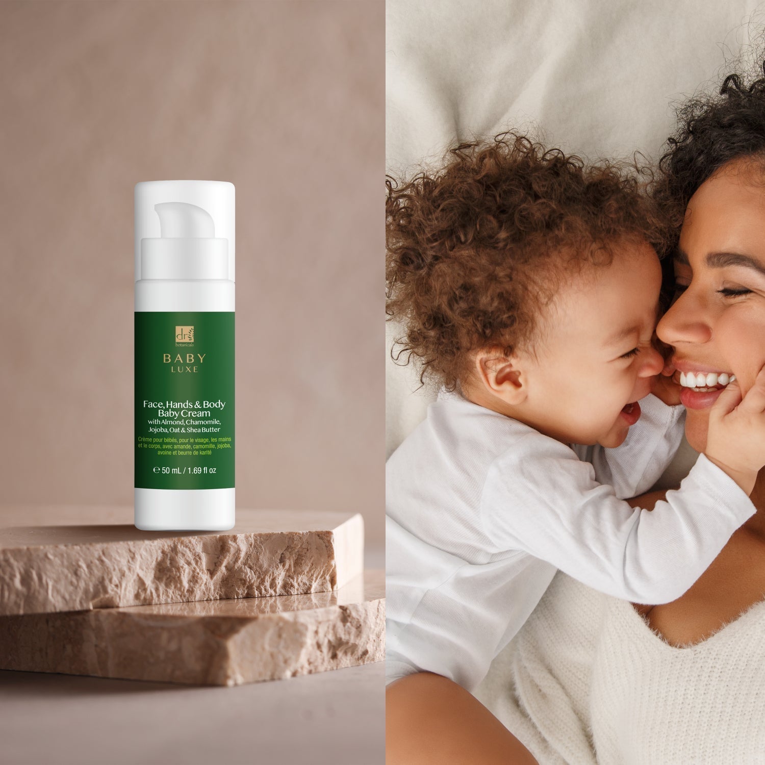 Baby Lux Face Hands and Body Cream 50ml Twin Pack