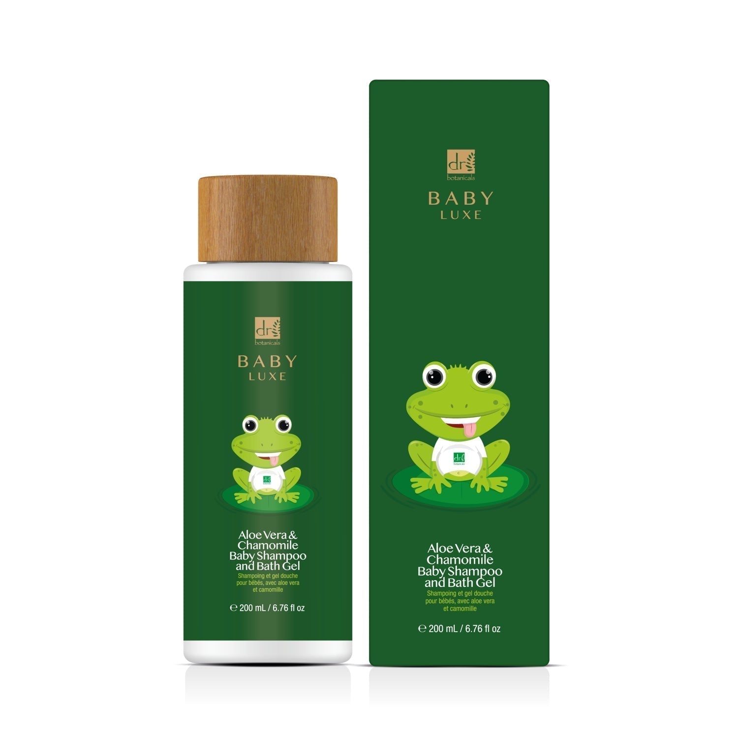 Baby Aloe Vera and Chamomile Shampoo and Bath Gel 200ml Twin Pack