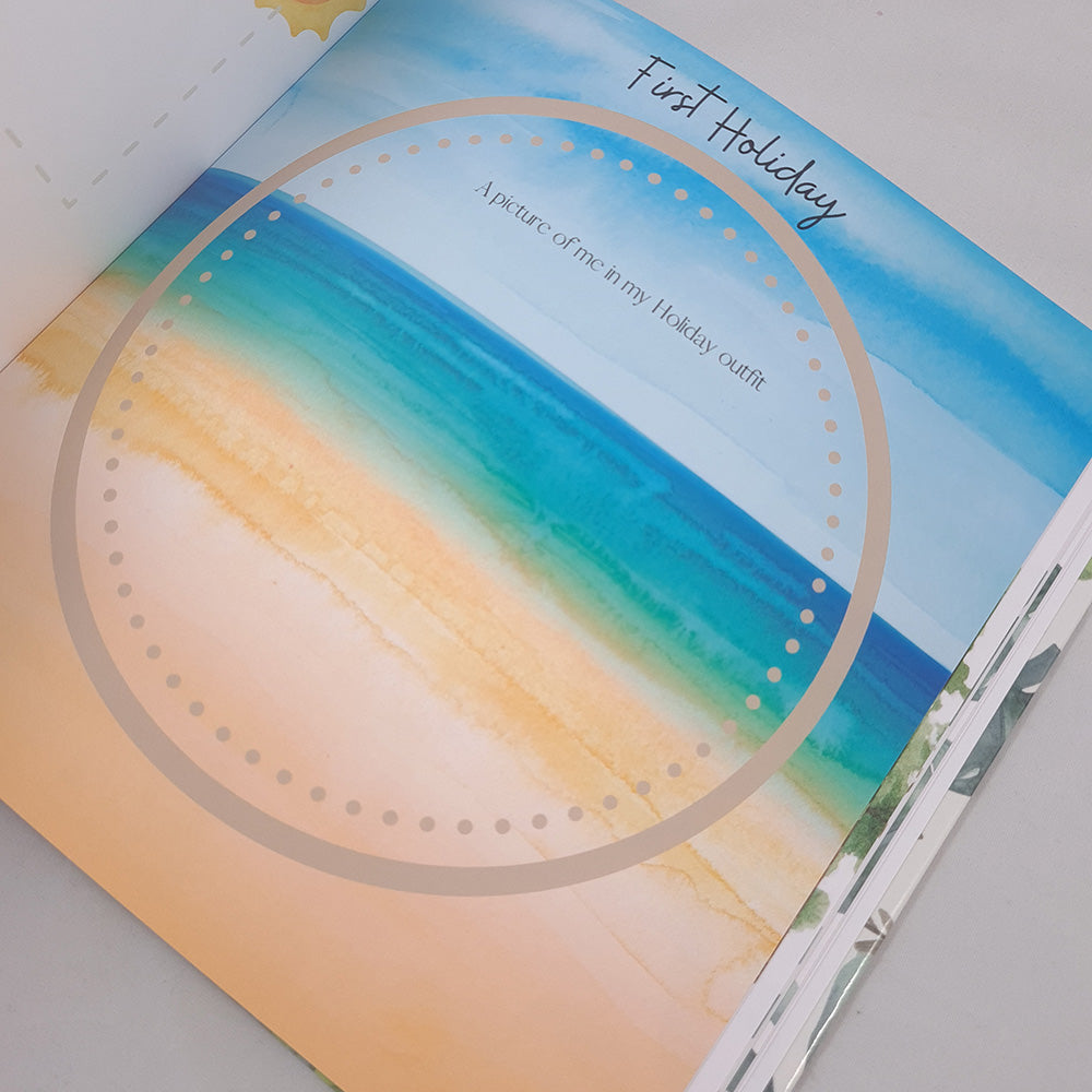 Baby Memory Book Jungle First Year Milestones