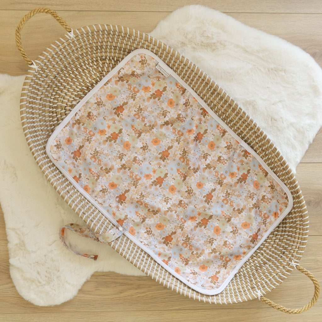 Baby Travel Changing Mat in Blissful Blossom