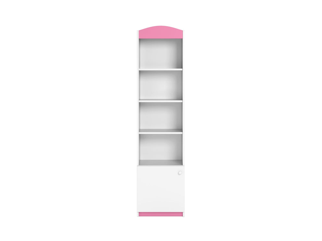 softly lit babydreams single shelf in a cozy nursery with plush toys on its safe rounded shelves
