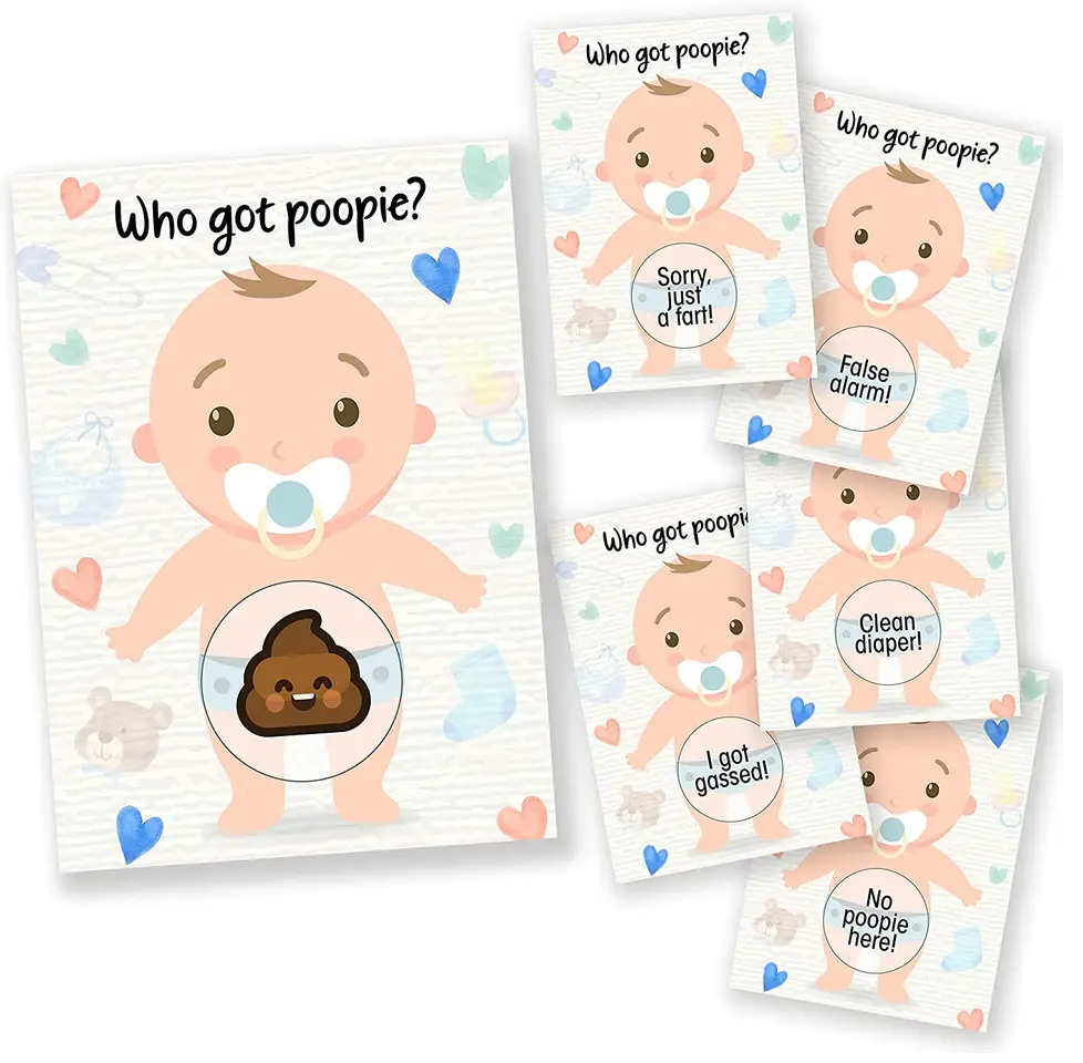 Baby Shower Scratch Off Game 33 Card Pack
