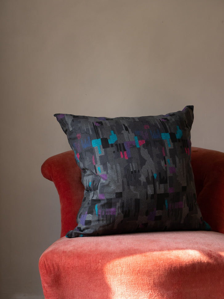Back To The Future Reclaimed Cotton Cushion 45x45cm