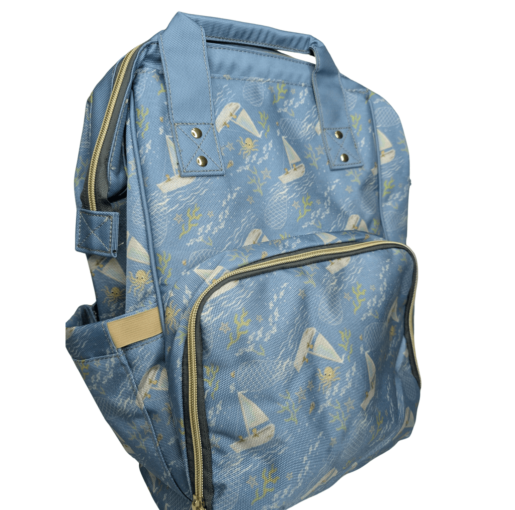 Nautical Baby Changing Bag in Blue