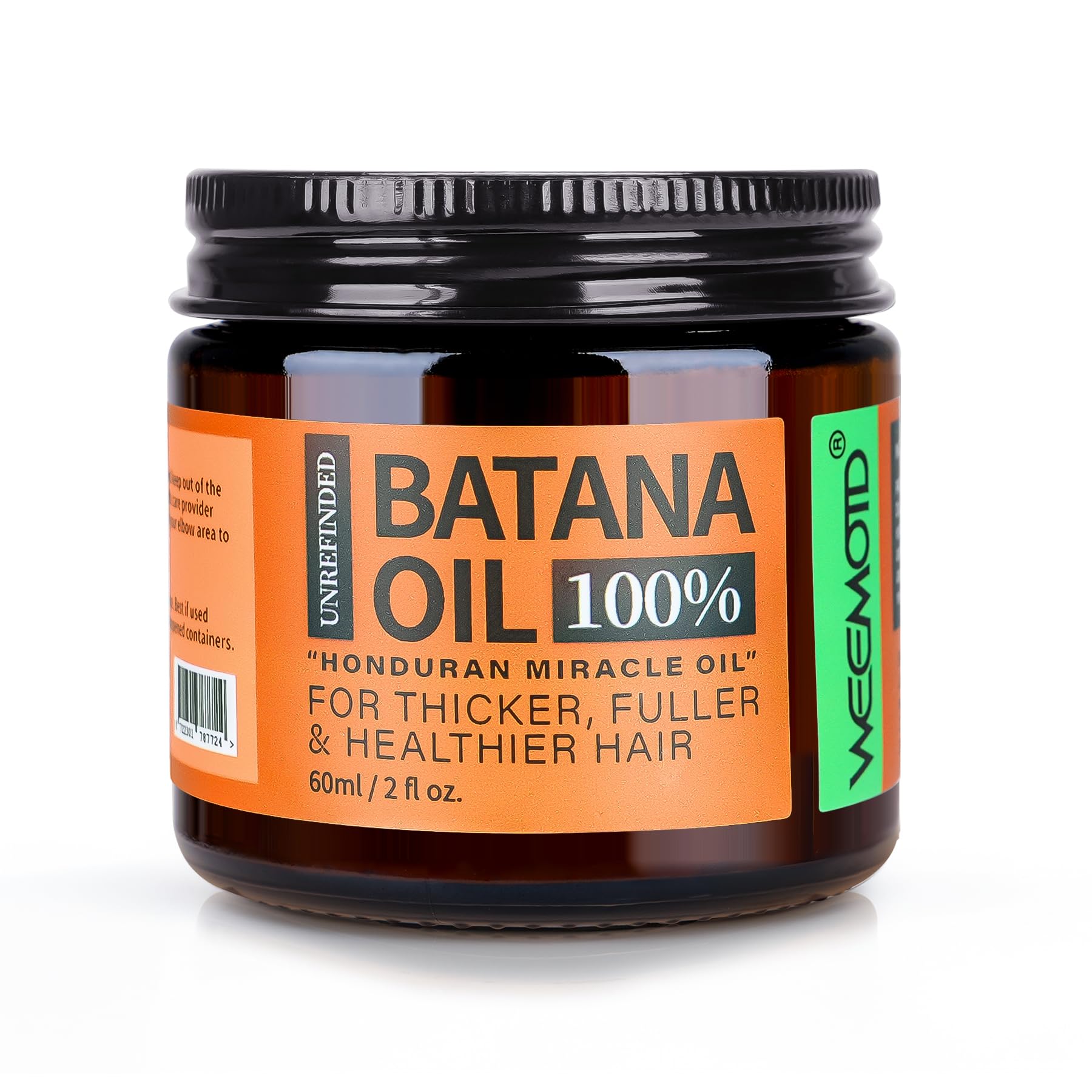 Raw Organic Batana Oil for Hair Growth 2 fl oz