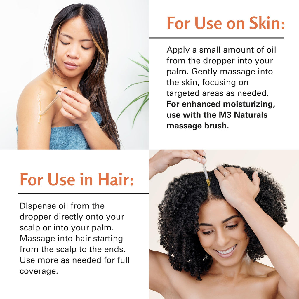 Pure Batana Oil for Hair Growth and Skin, Cold Pressed from Honduras, 2 fl oz Pair