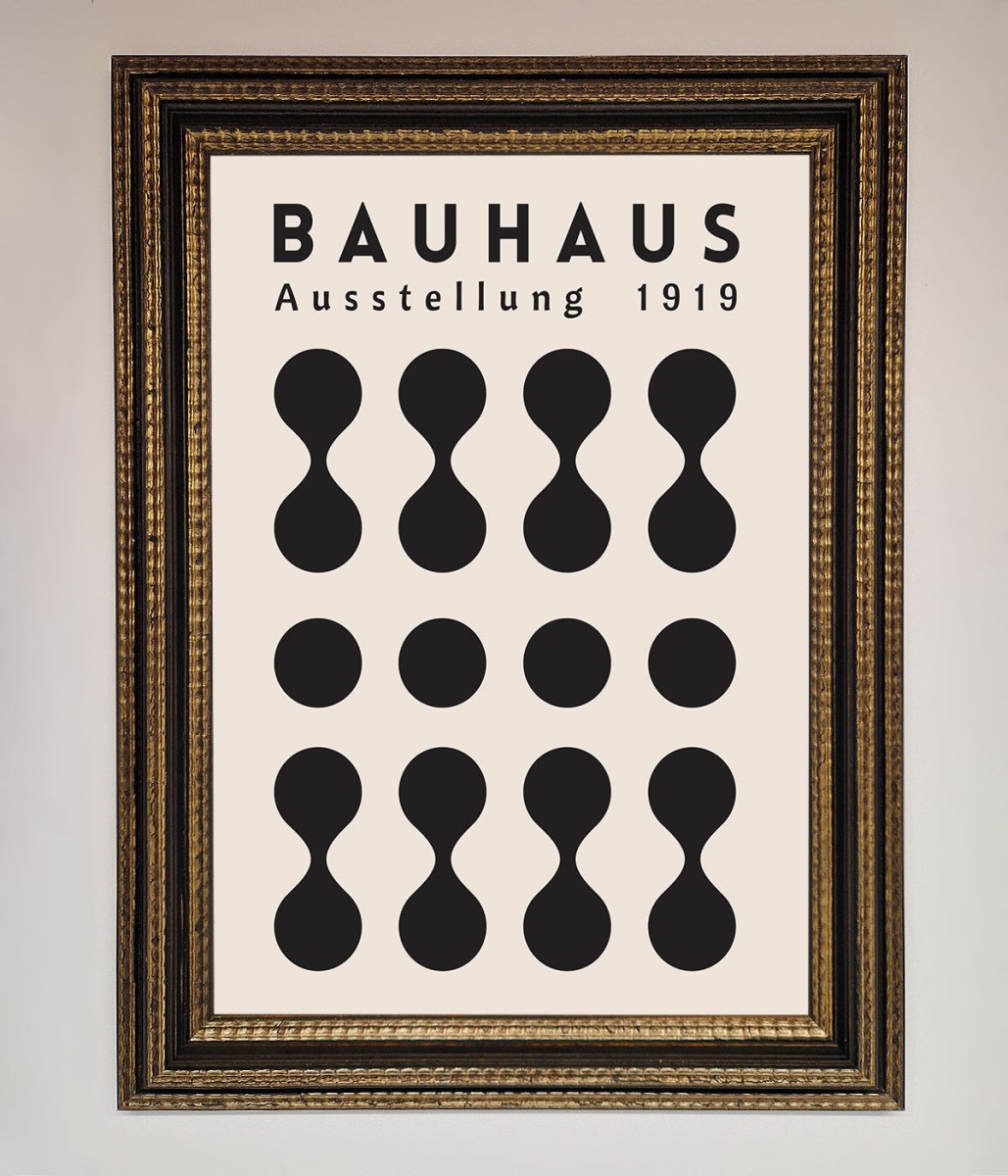 Black 1919 Framed Wall Art
