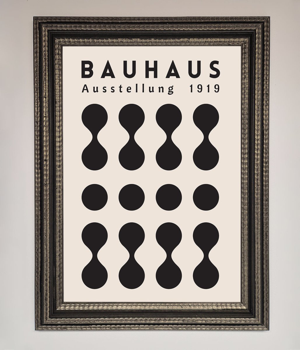 Black 1919 Framed Wall Art