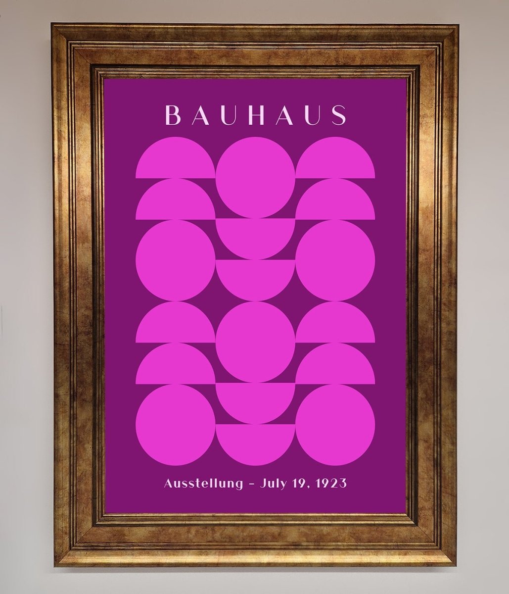 Pink and Purple Abstract Framed Print