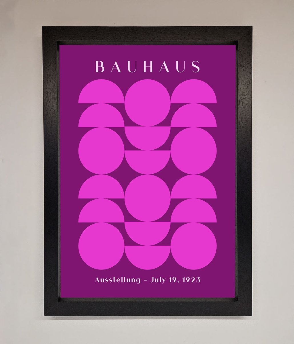 Pink and Purple Abstract Framed Print