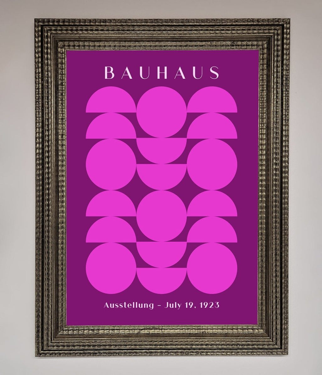Pink and Purple Abstract Framed Print