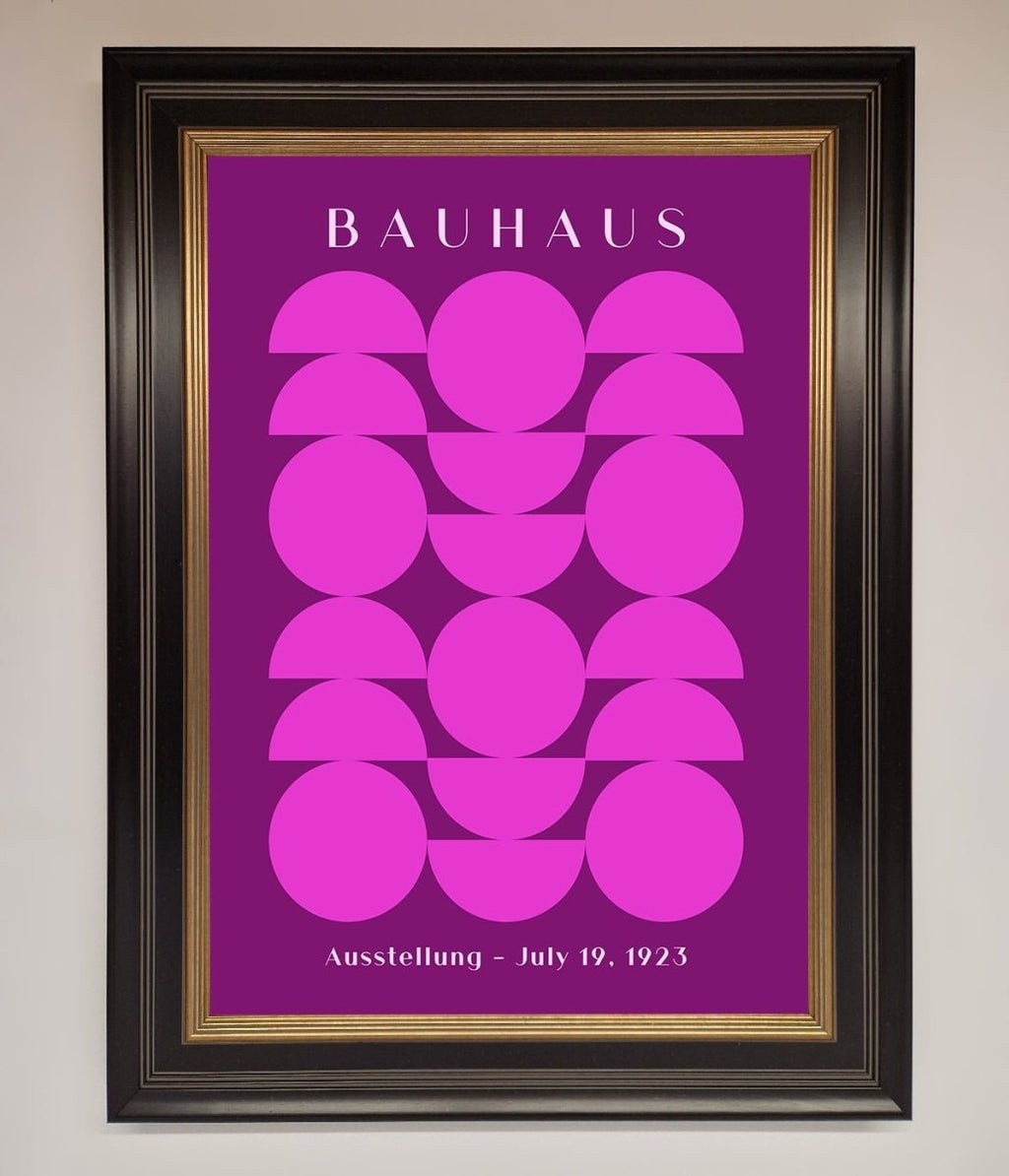 Pink and Purple Abstract Framed Print