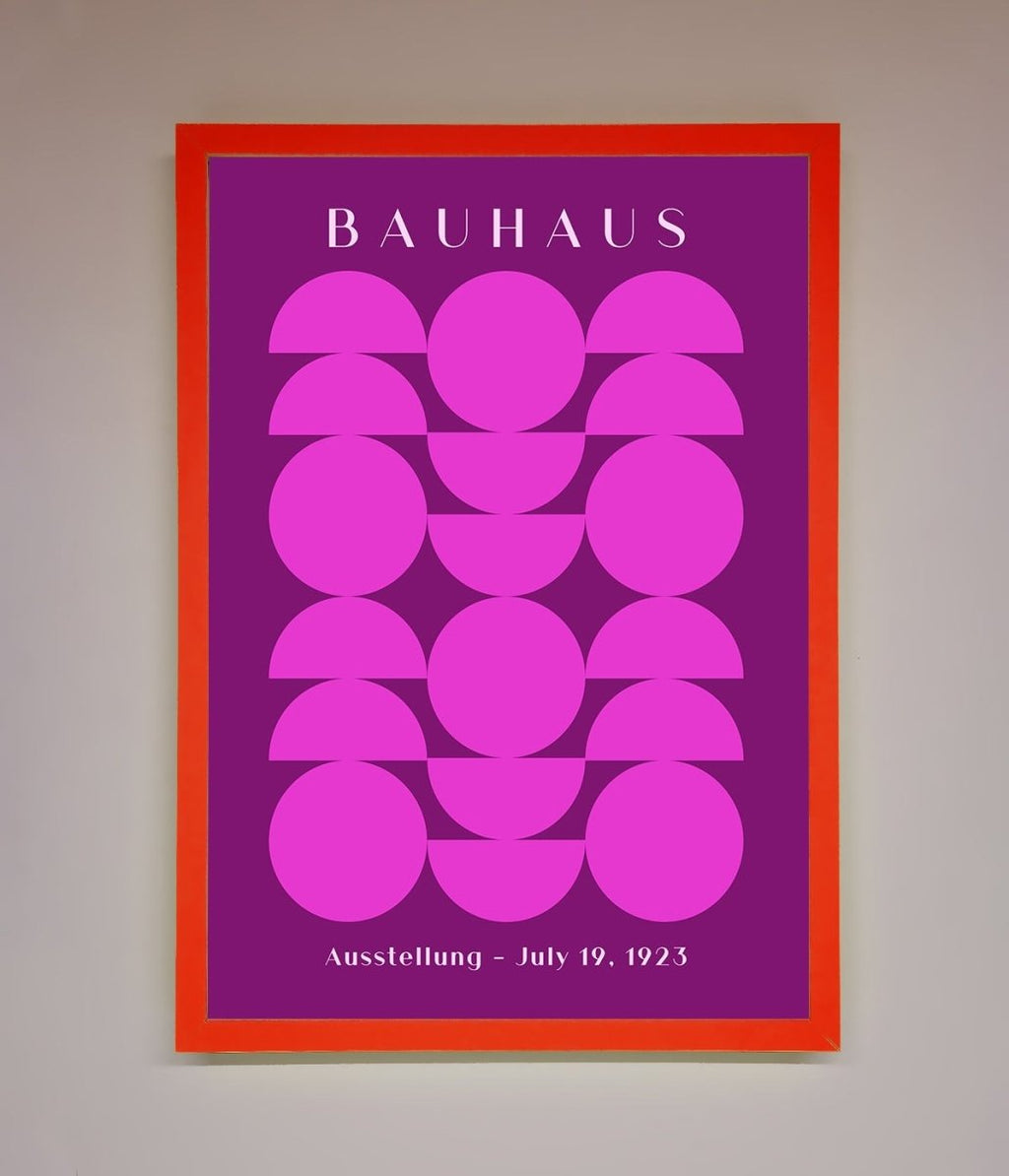 Pink and Purple Abstract Framed Print