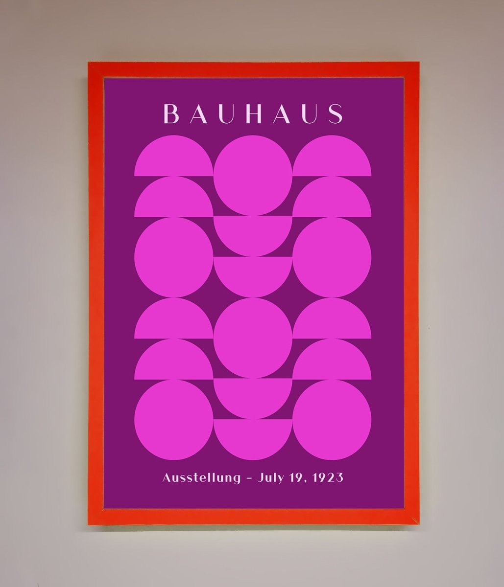 Pink and Purple Abstract Framed Print