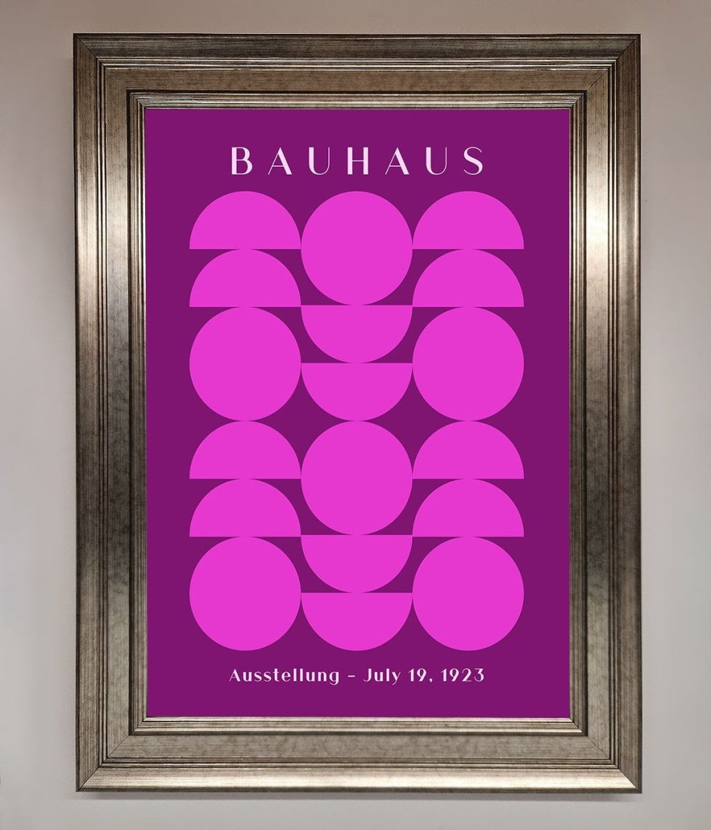 Pink and Purple Abstract Framed Print
