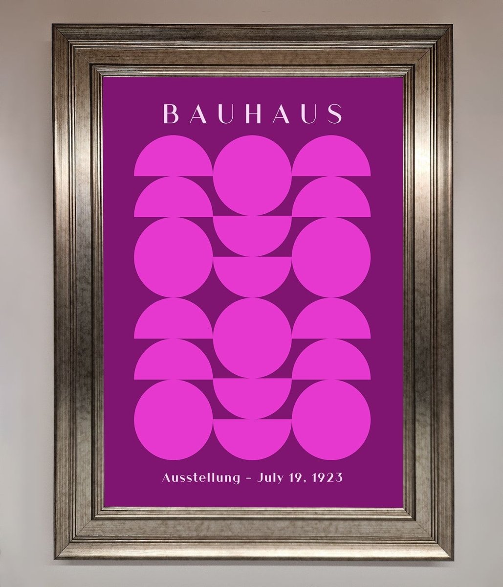 Pink and Purple Abstract Framed Print