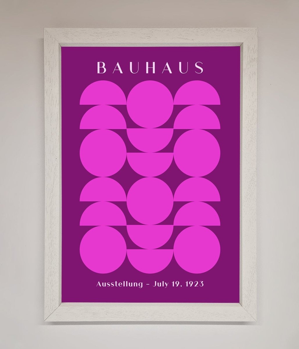 Pink and Purple Abstract Framed Print