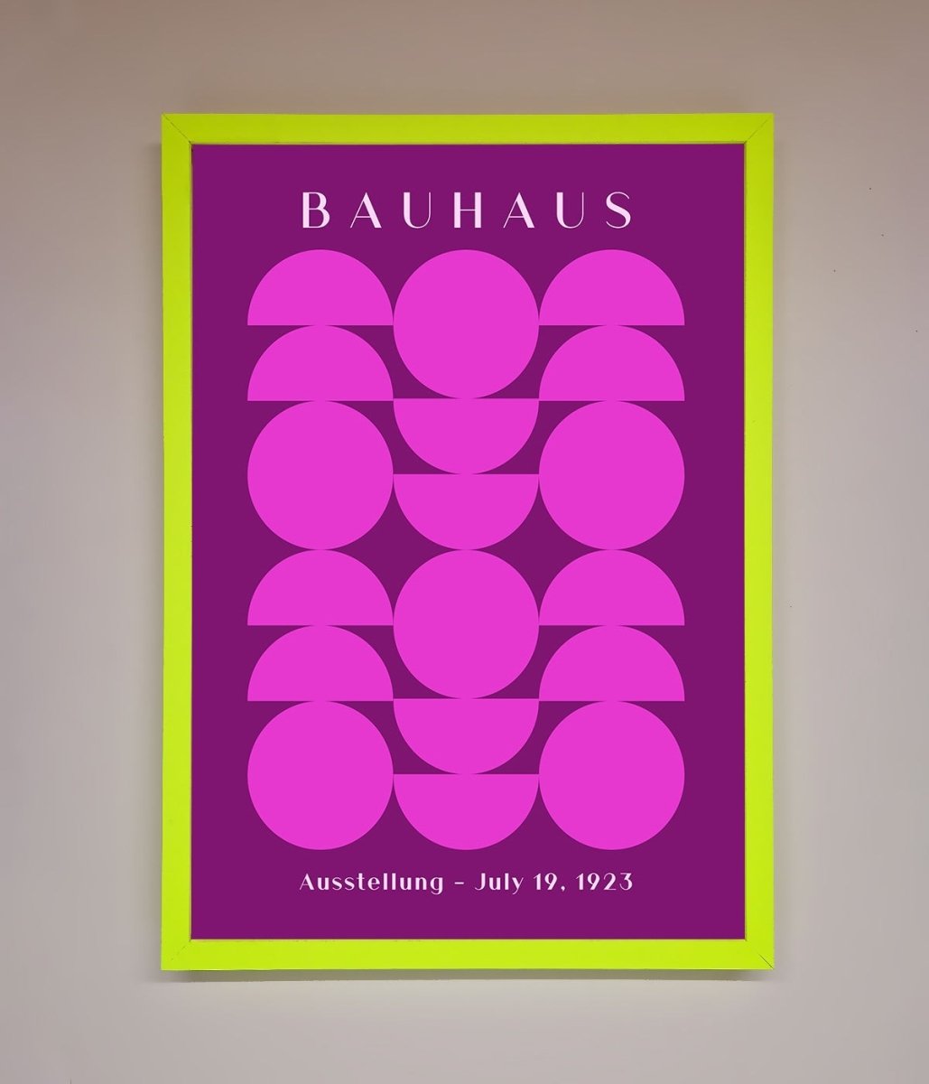 Pink and Purple Abstract Framed Print