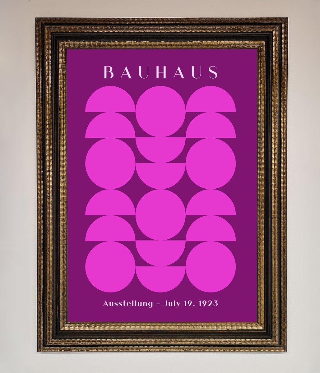Pink and Purple Abstract Framed Print