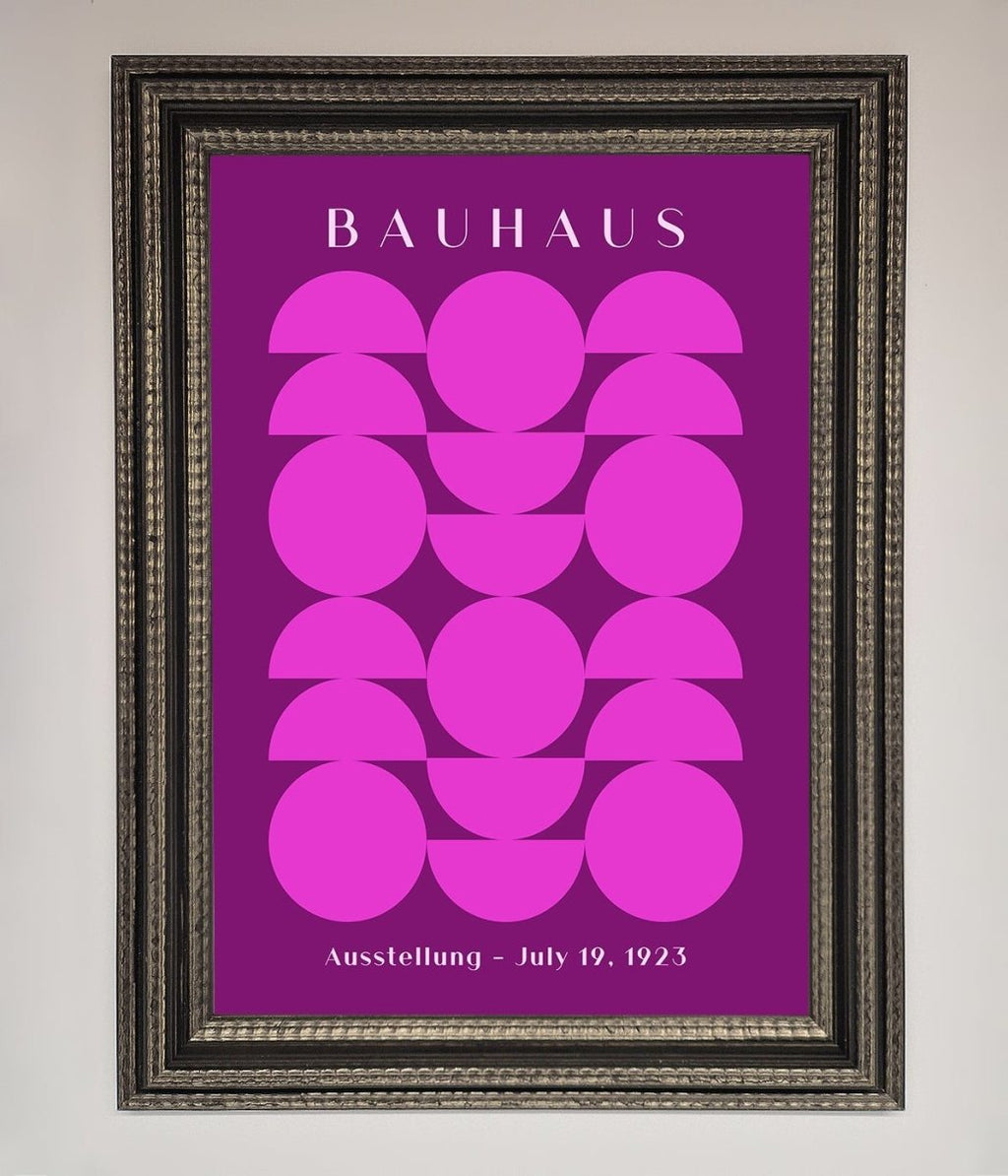 Pink and Purple Abstract Framed Print