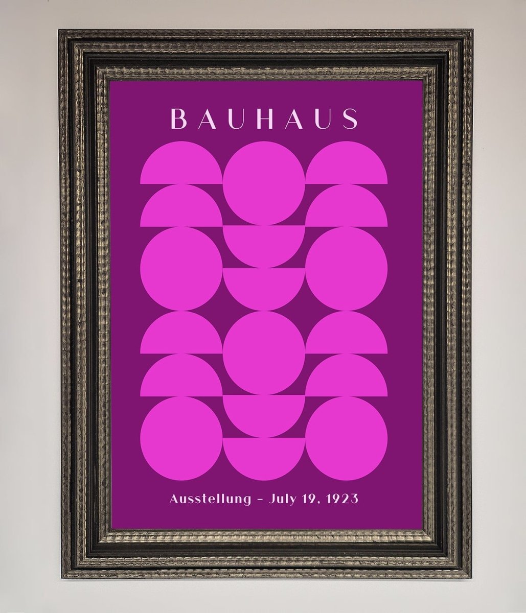 Pink and Purple Abstract Framed Print