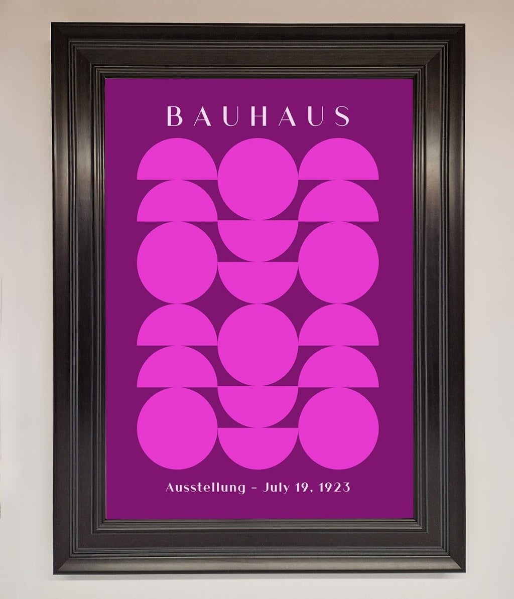 Pink and Purple Abstract Framed Print