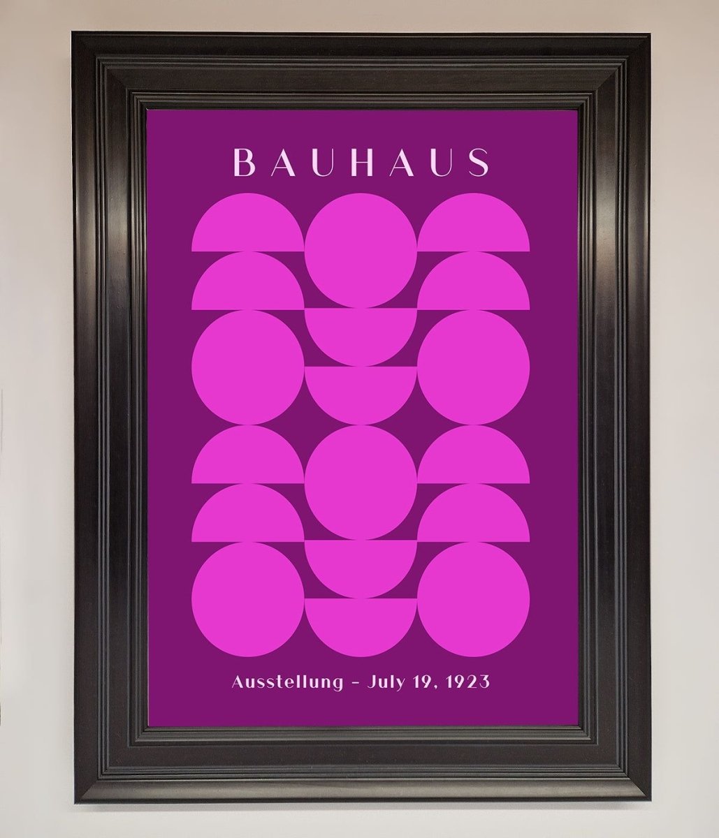 Pink and Purple Abstract Framed Print
