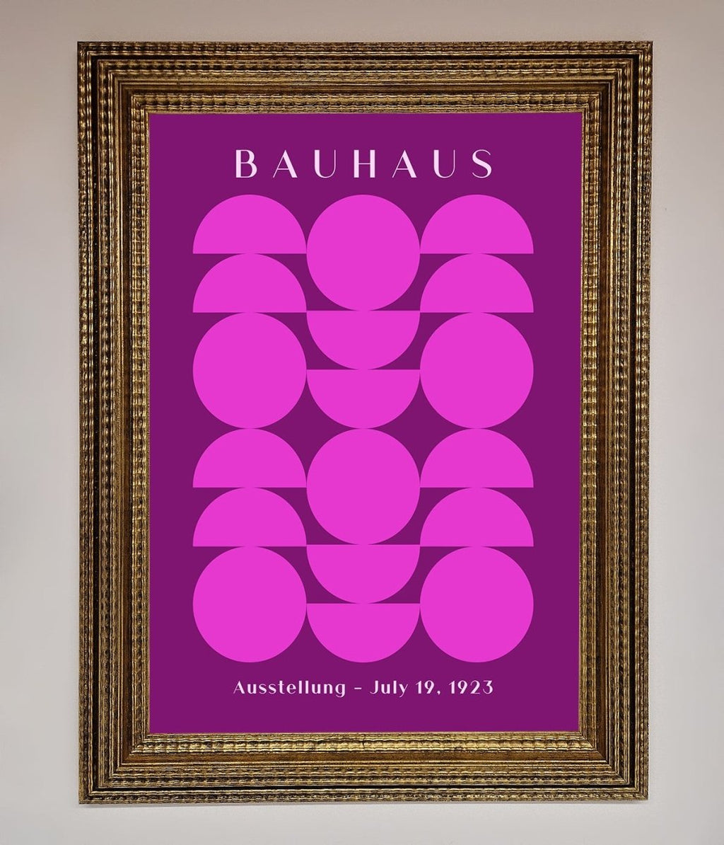 Pink and Purple Abstract Framed Print