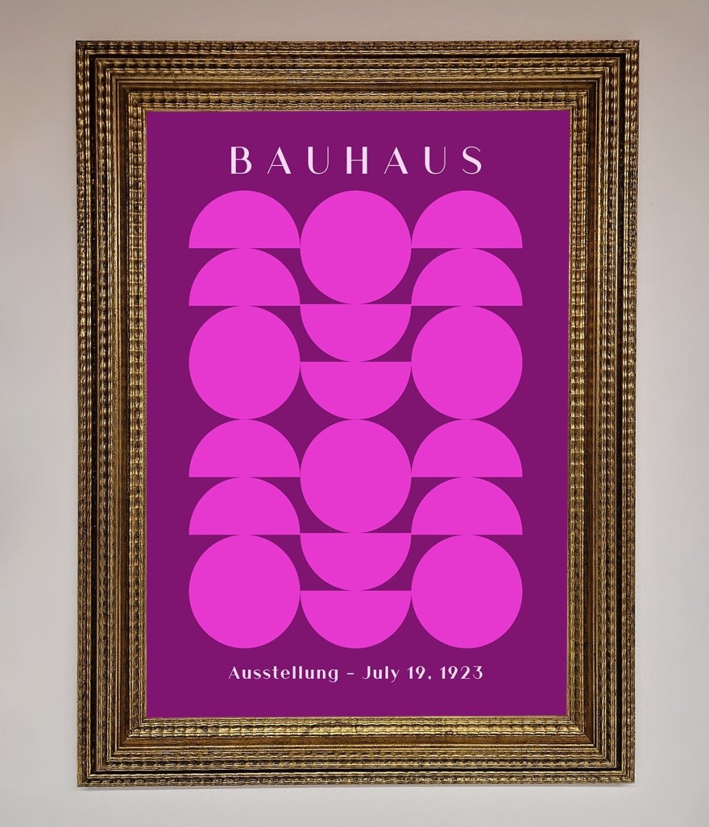 Pink and Purple Abstract Framed Print