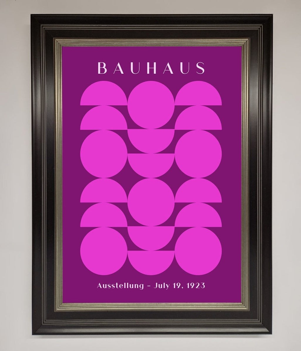 Pink and Purple Abstract Framed Print