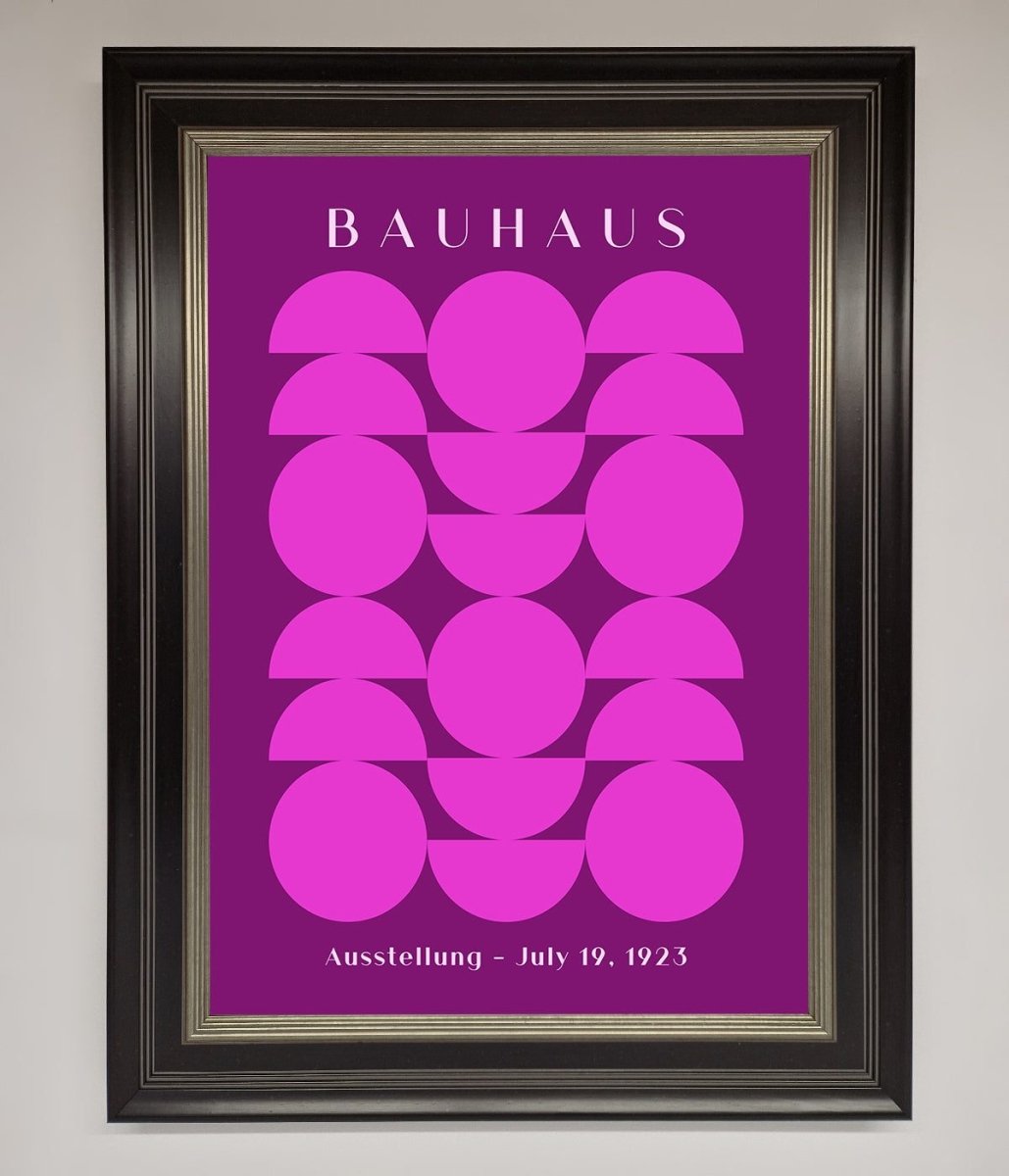 Pink and Purple Abstract Framed Print