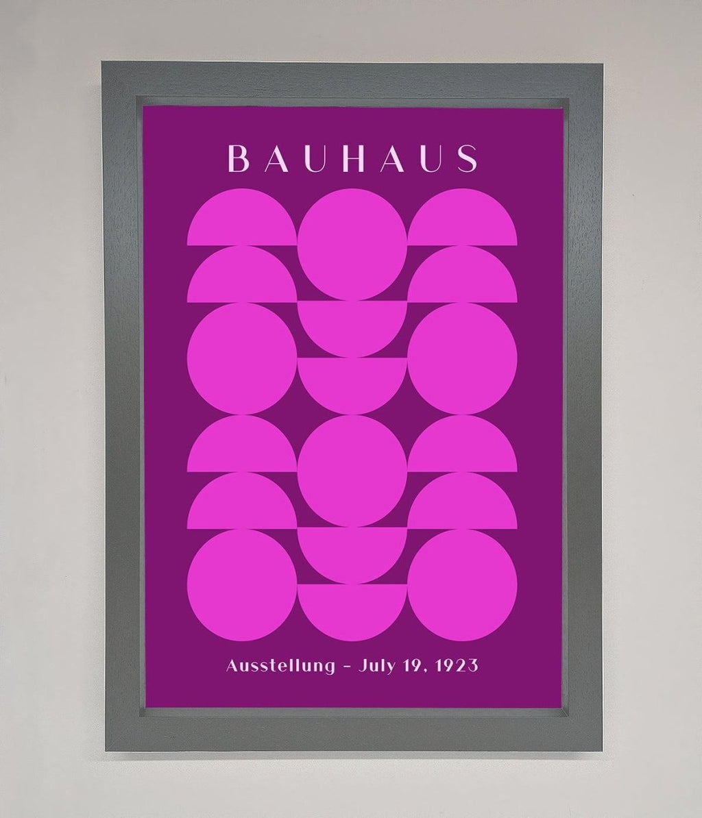 Pink and Purple Abstract Framed Print